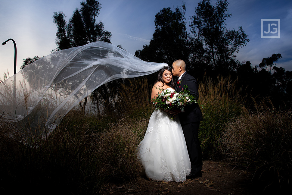 Huntington Library Wedding Photo