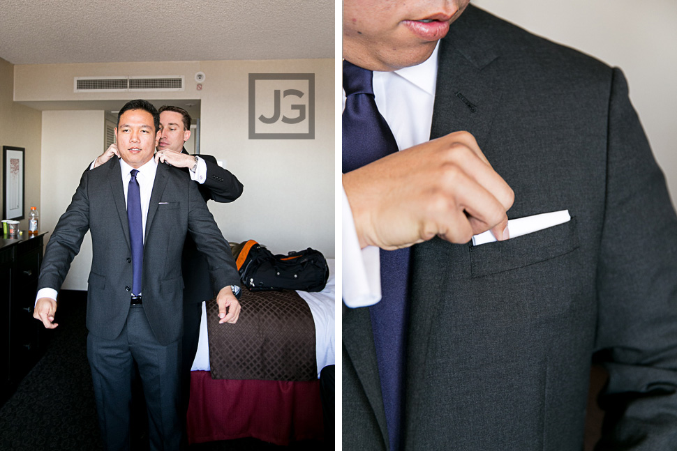 Preparation at the Doubletree Hotel