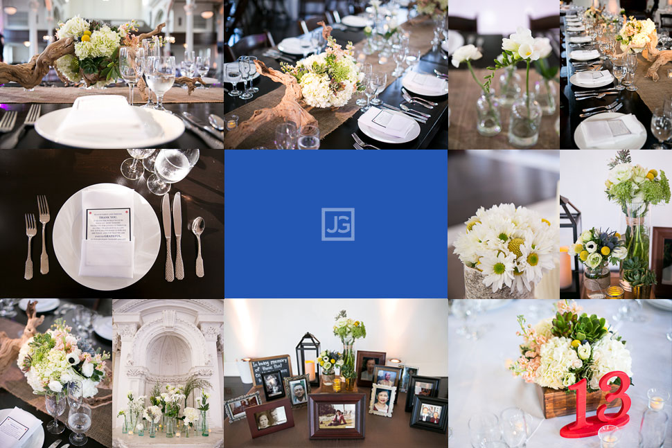 Vibiana Wedding Reception Details
