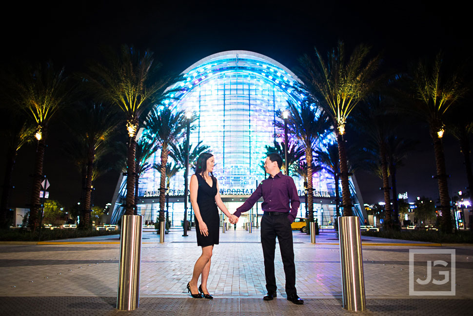 Anaheim Train Station Engagement Photos