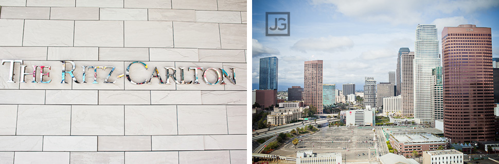 Ritz Carlton Los Angeles Wedding Preparation
