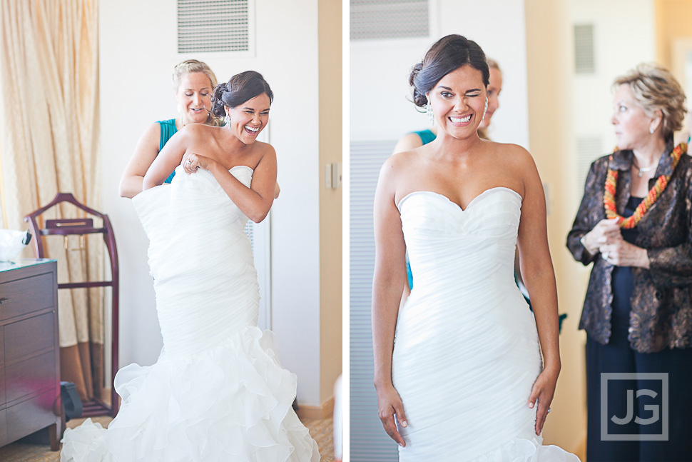 Ritz Carlton Los Angeles Wedding Preparation
