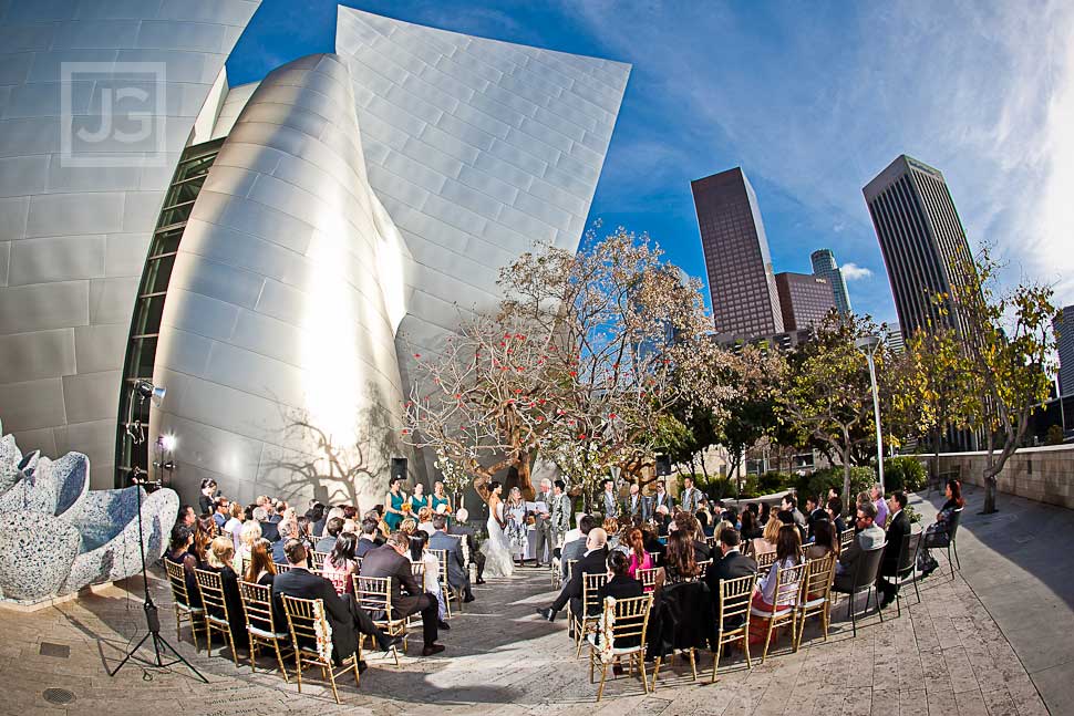 Walt Disney Concert Hall Wedding Photography