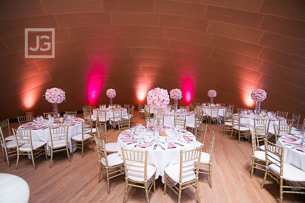 Walt Disney Concert Hall Wedding Reception BP Hall