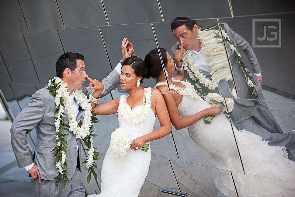 Walt Disney Concert Hall Wedding Photography