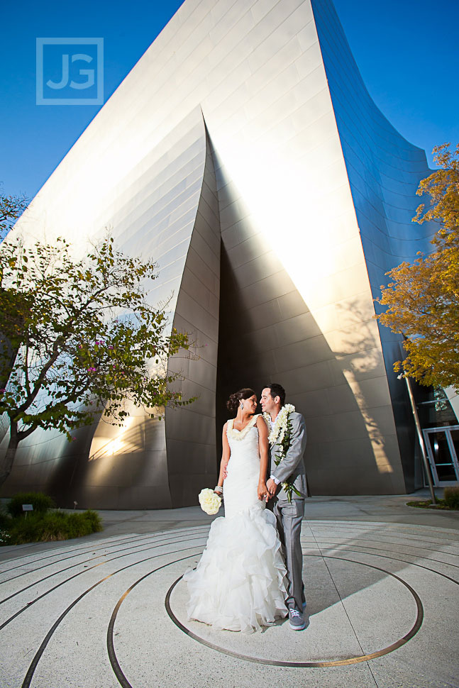 Walt Disney Concert Hall Wedding Photography