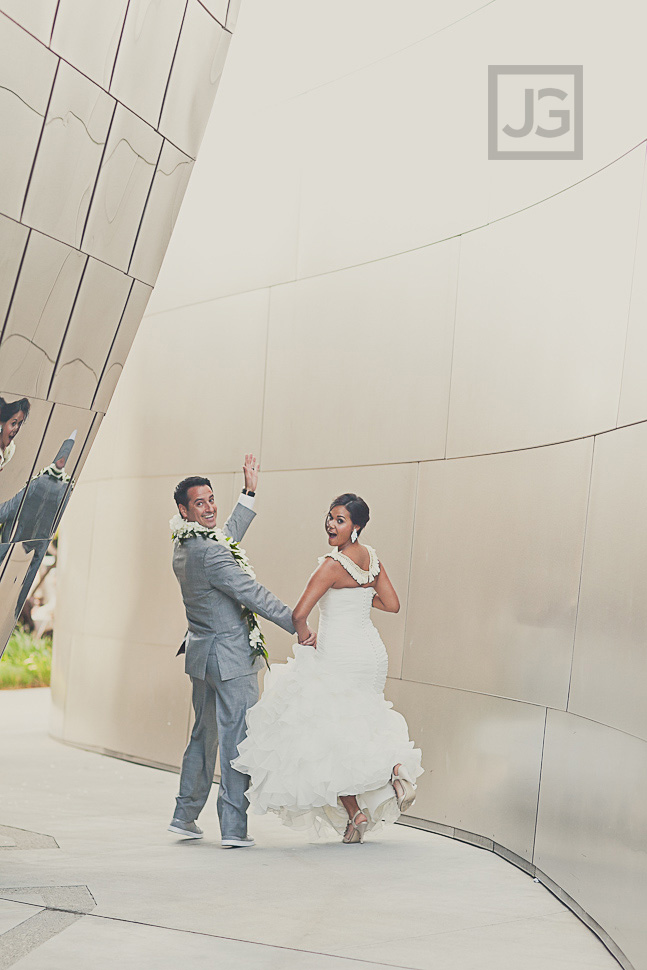 Walt Disney Concert Hall Wedding Photography
