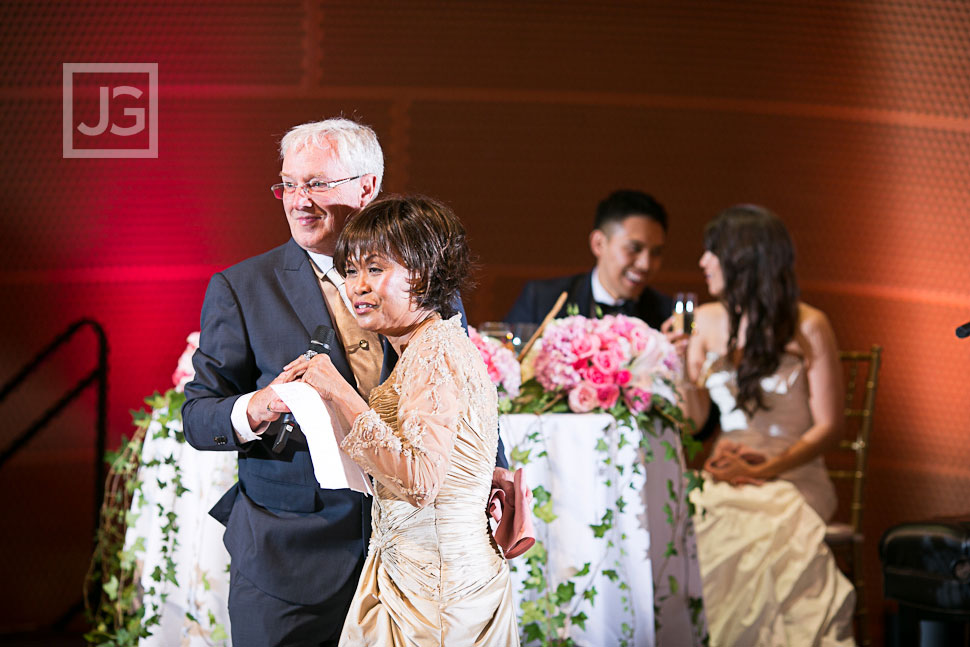 Walt Disney Concert Hall Wedding Reception Speeches