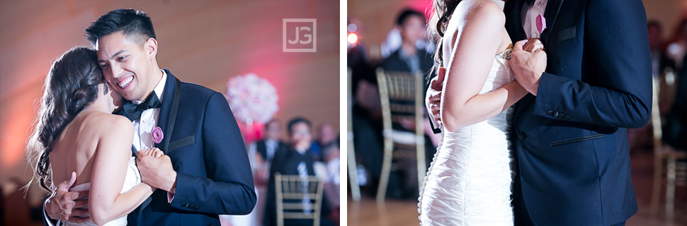 Walt Disney Concert Hall Wedding Reception First Dance