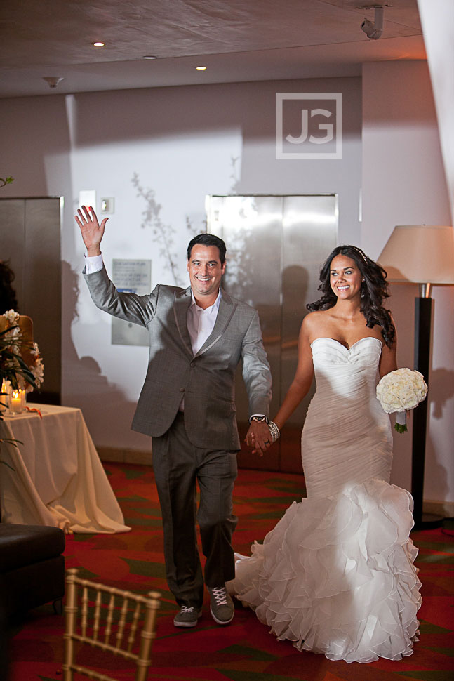 Walt Disney Concert Hall Wedding Reception Grande Entrance