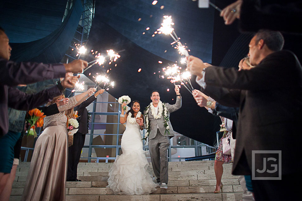 Wedding Reception Sparkler Grand Exit