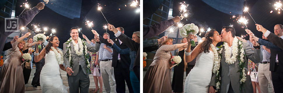 Wedding Reception Sparkler Grand Exit