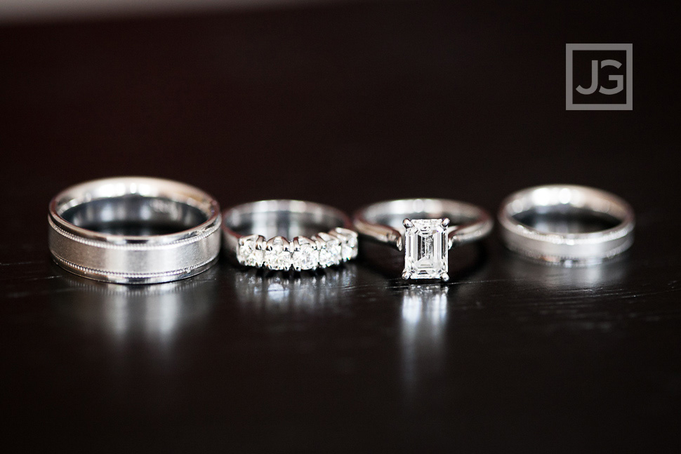 Wedding Ring Photo, Princess Cut