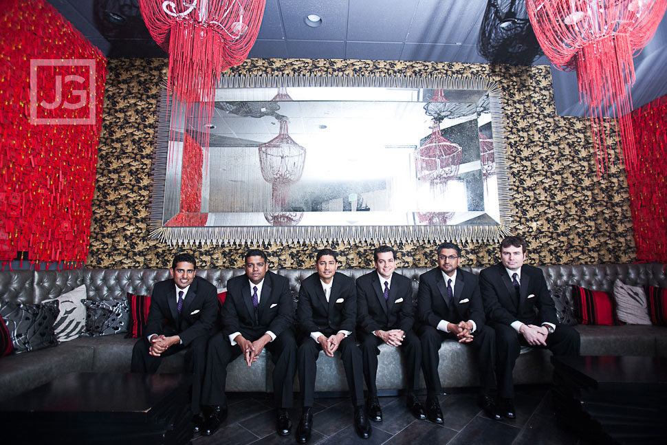 Groomsmen at Hotel Huntington Beach