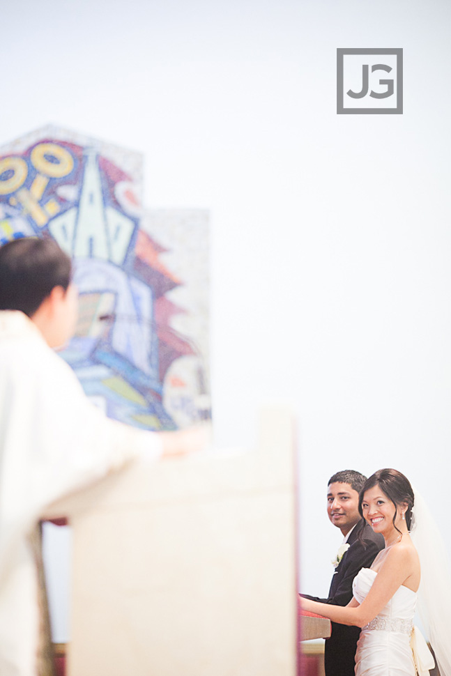 Holy Family Cathedral Wedding Ceremony