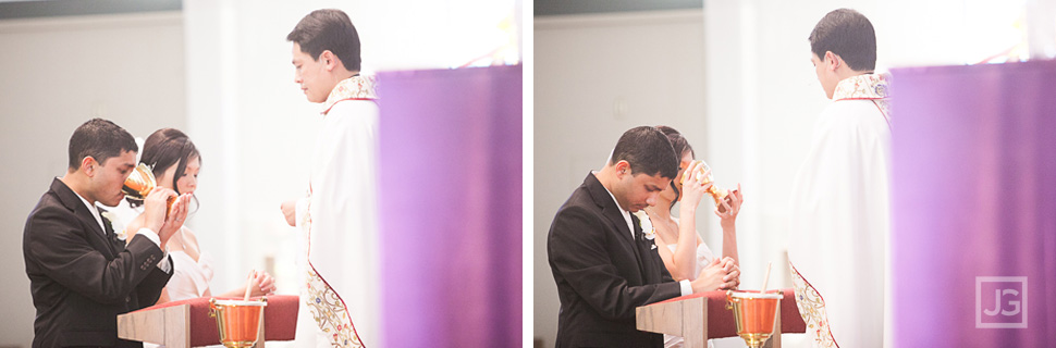 Holy Family Cathedral Wedding Ceremony