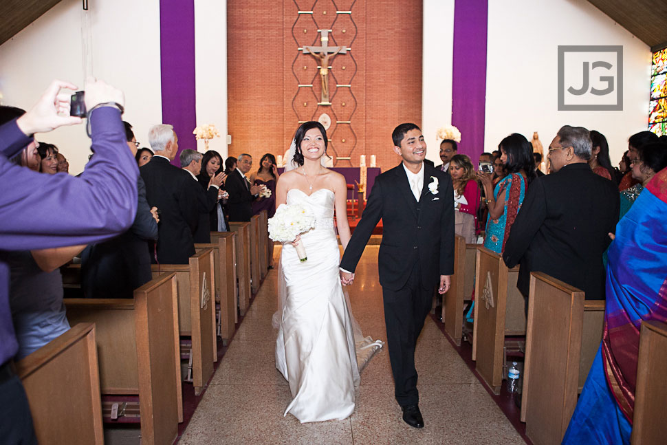 Holy Family Cathedral Wedding Ceremony