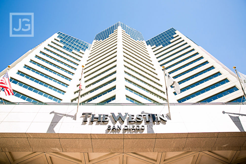 Westin San Diego Front Entrance