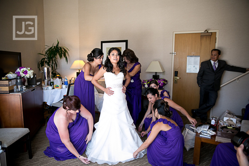 Westin San Diego Wedding Preparation