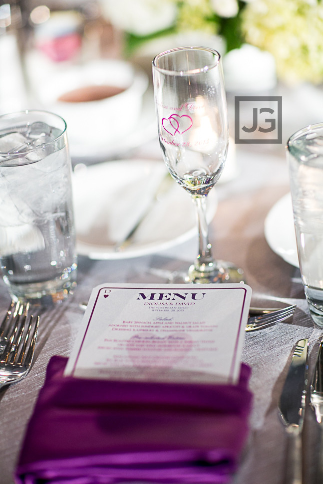 Wedding Reception at The Westin San Diego