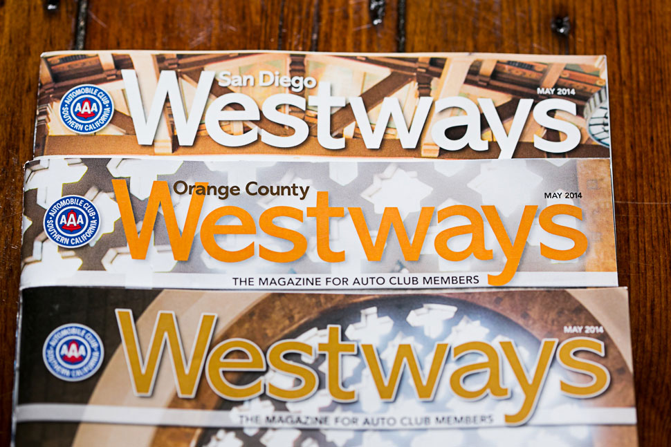 Published Westways Magazine Cover Photography