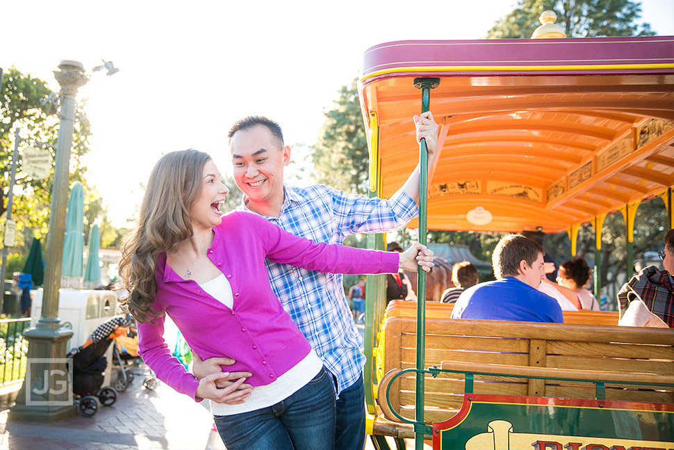 Disneyland Engagement Photography Toontown