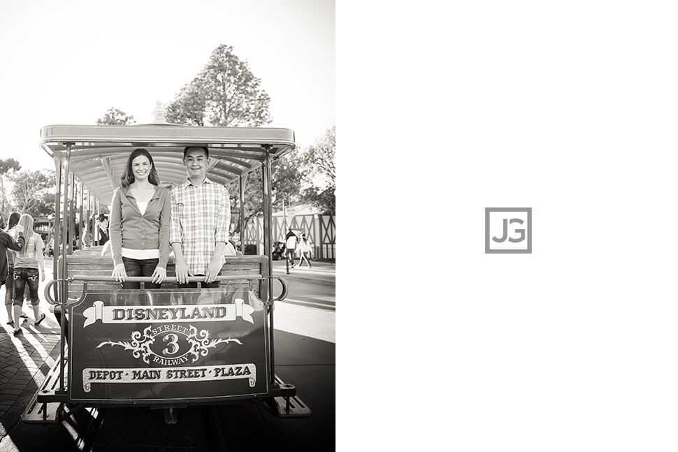 Disneyland Engagement Photography Toontown