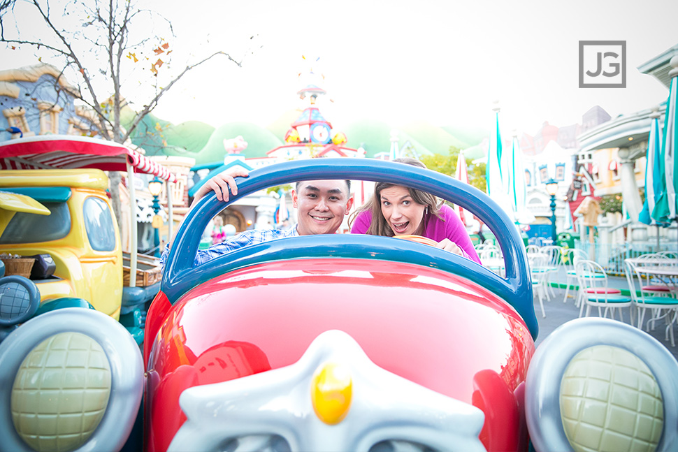 Disneyland Engagement Photography Toontown