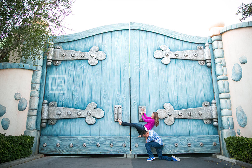 Disneyland Engagement Photos Toontown