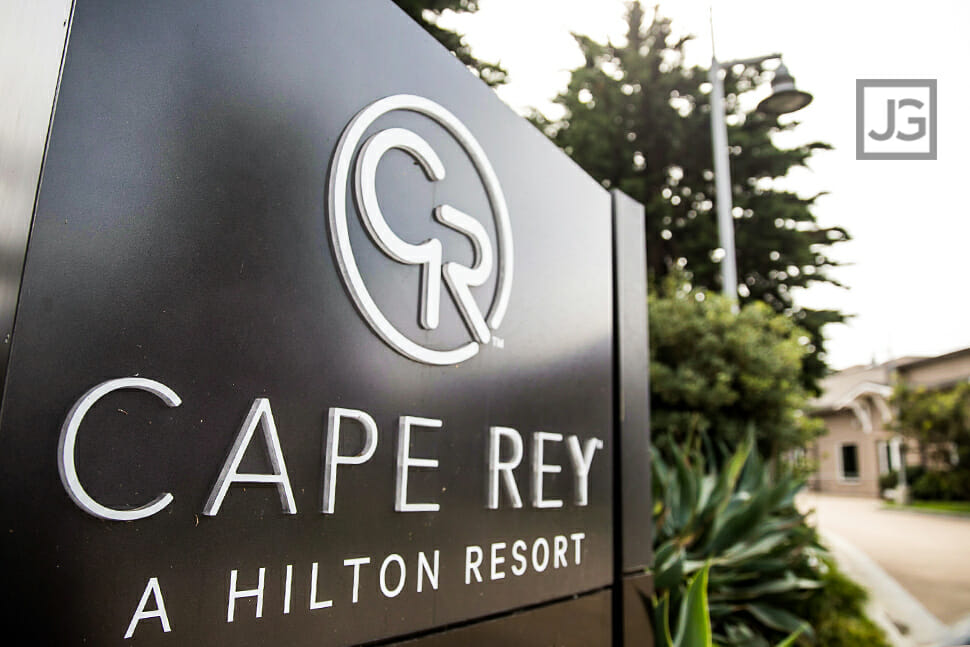 Front Sign of the Cape Rey