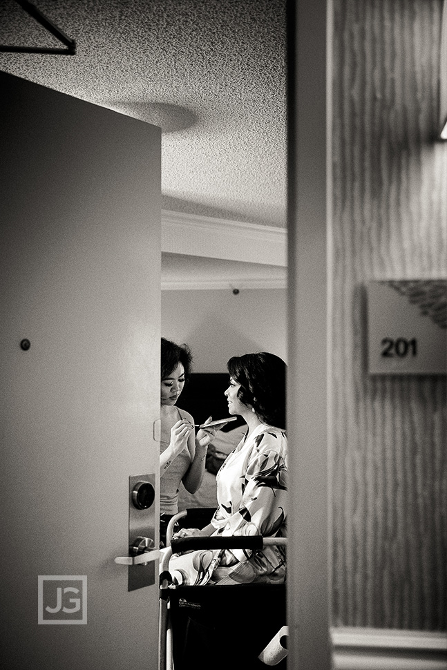 Embassy Suites Anaheim Orange Wedding Preparation