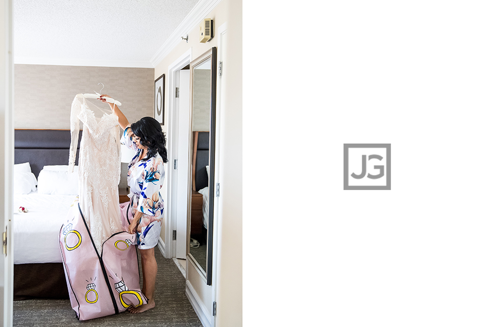 Embassy Suites Anaheim Orange Wedding Preparation