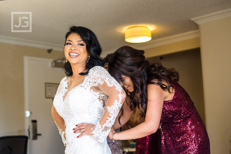 Embassy Suites Anaheim Orange Wedding Preparation