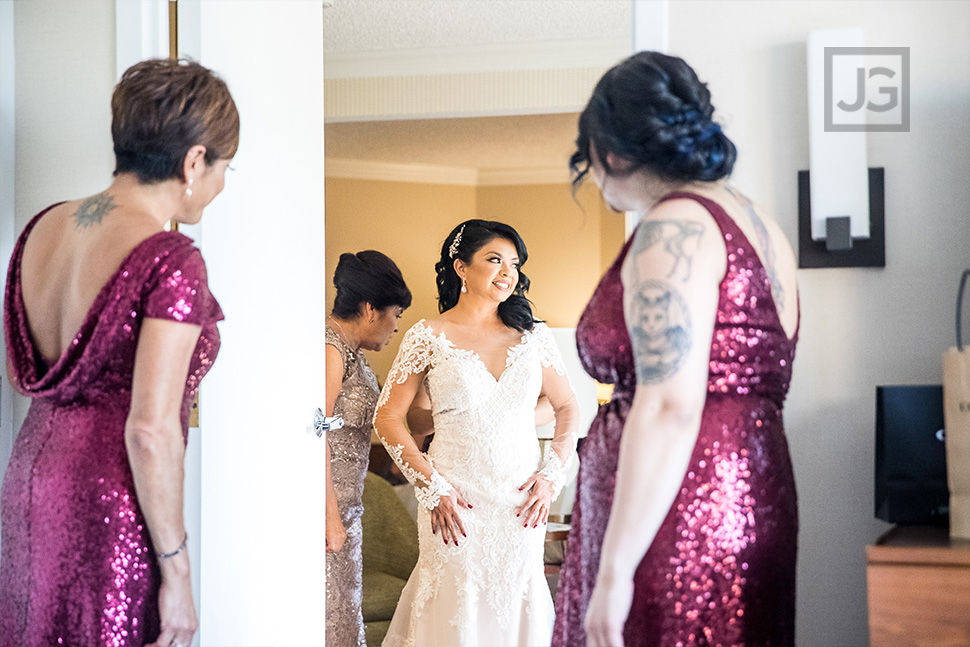 Embassy Suites Anaheim Orange Wedding Preparation