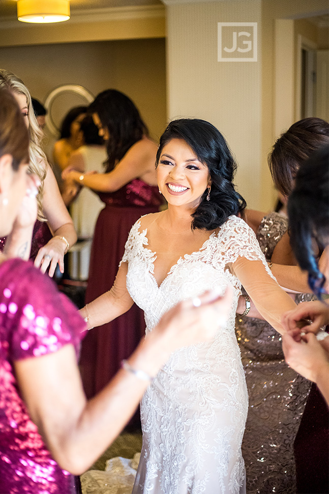 Embassy Suites Anaheim Orange Wedding Preparation