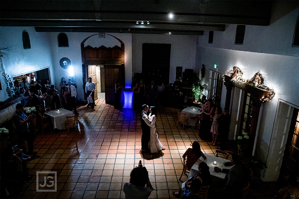 Hacienda Wedding Reception First Dance