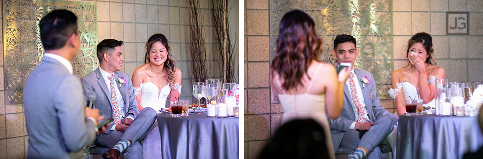 Seven Degrees Wedding Reception Speeches