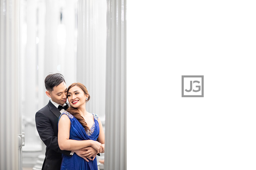 LACMA Engagement Photography