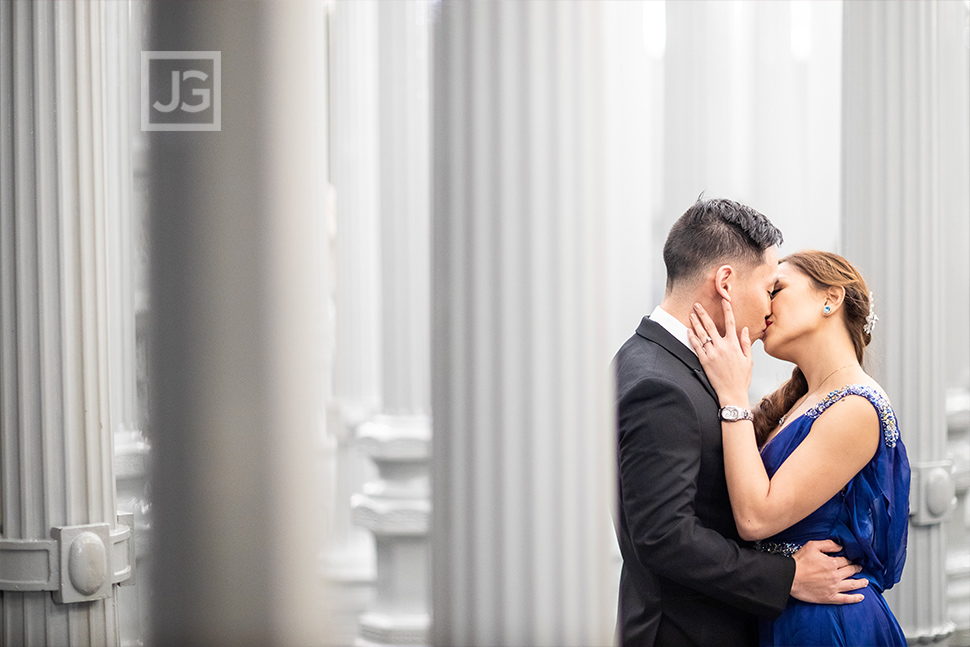 LACMA Engagement Photography