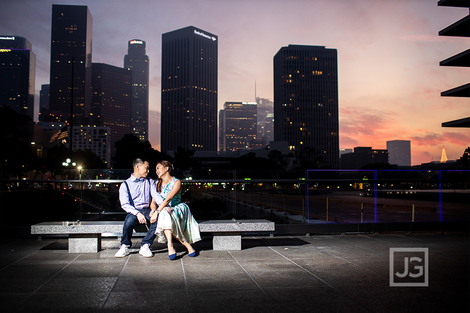 Downtown Los Angeles Engagement Photos