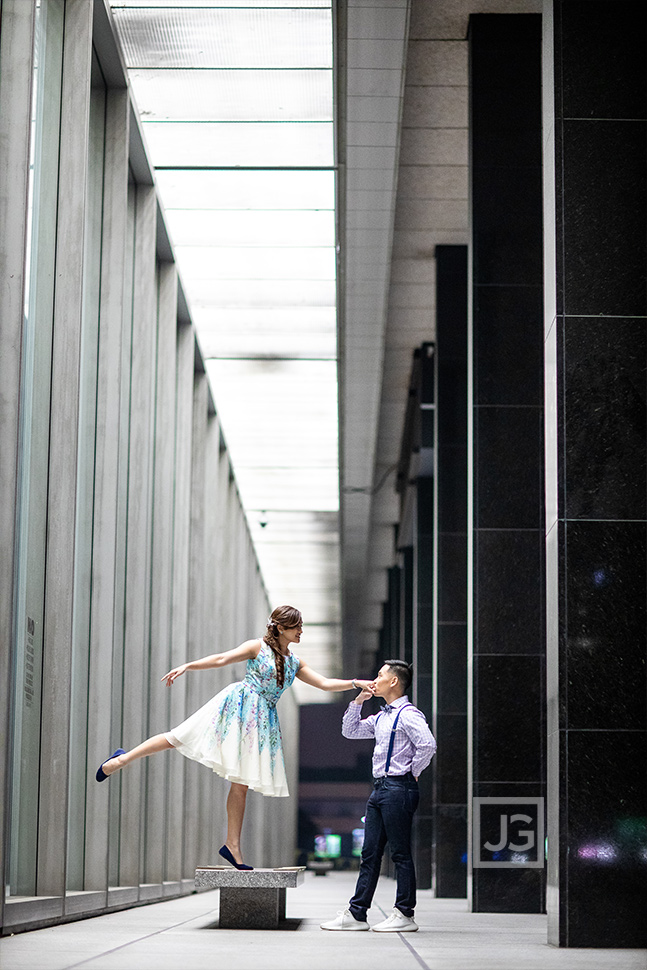 Downtown Los Angeles Engagement Photos