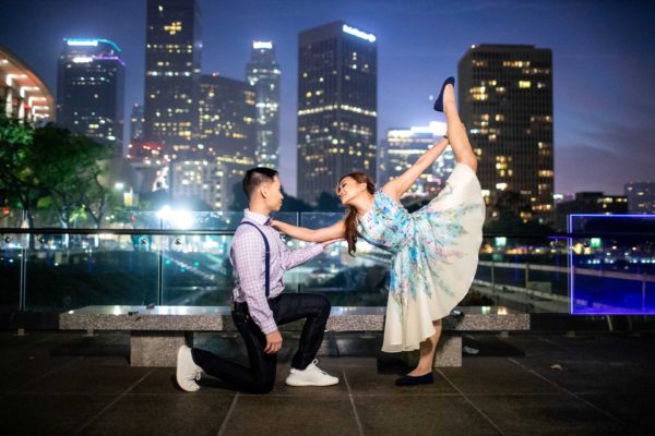 Read more about the article Downtown + LACMA Engagement Photos Los Angeles | Josyne + Daniel