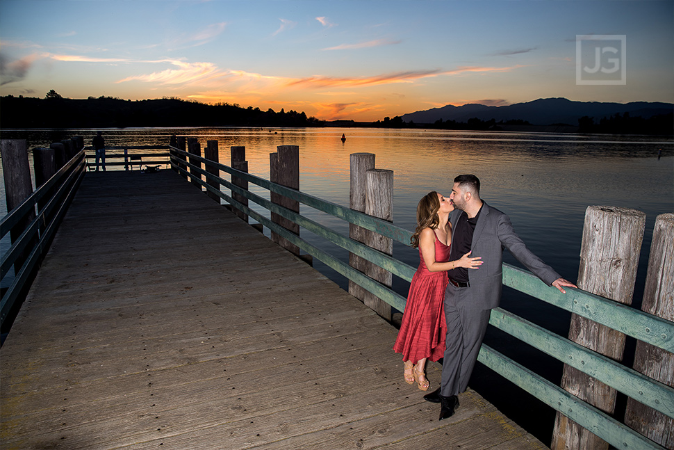 Bonelli Park Engagement Photos Sunset