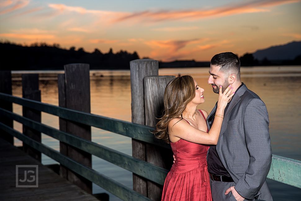 Bonelli Park Engagement Photos Sunset