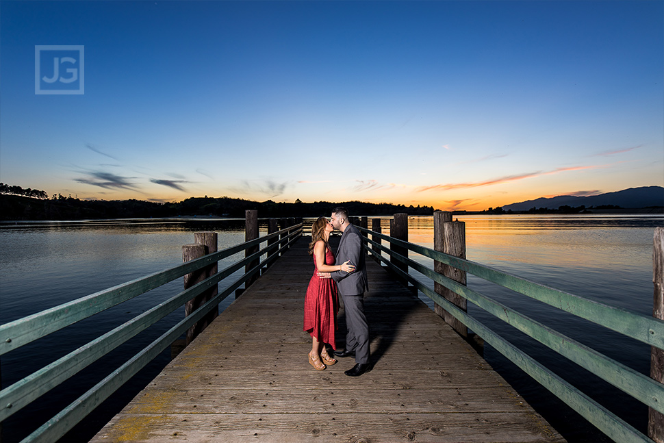 Bonelli Park Engagement Photos Pier