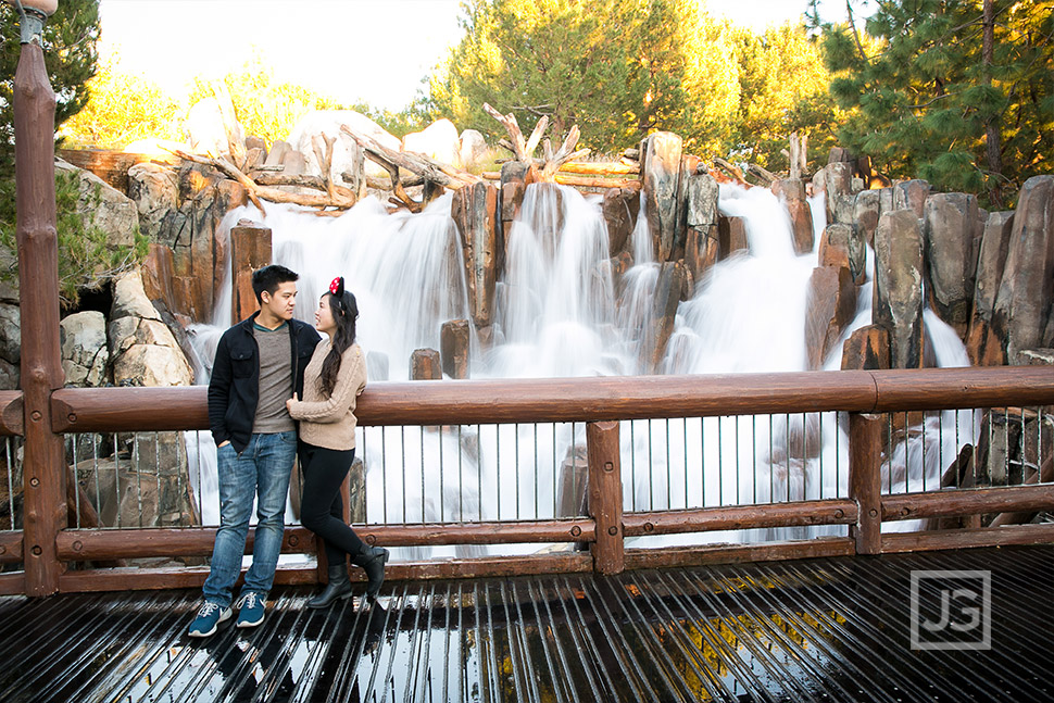 Engagement photos at California Adventures