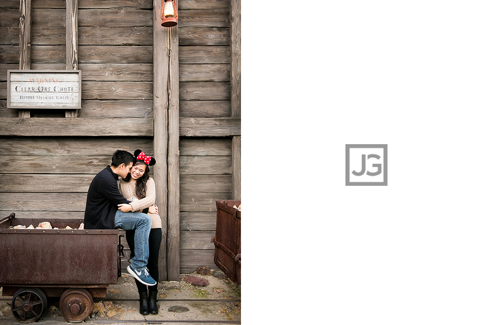 Engagement photos at California Adventures