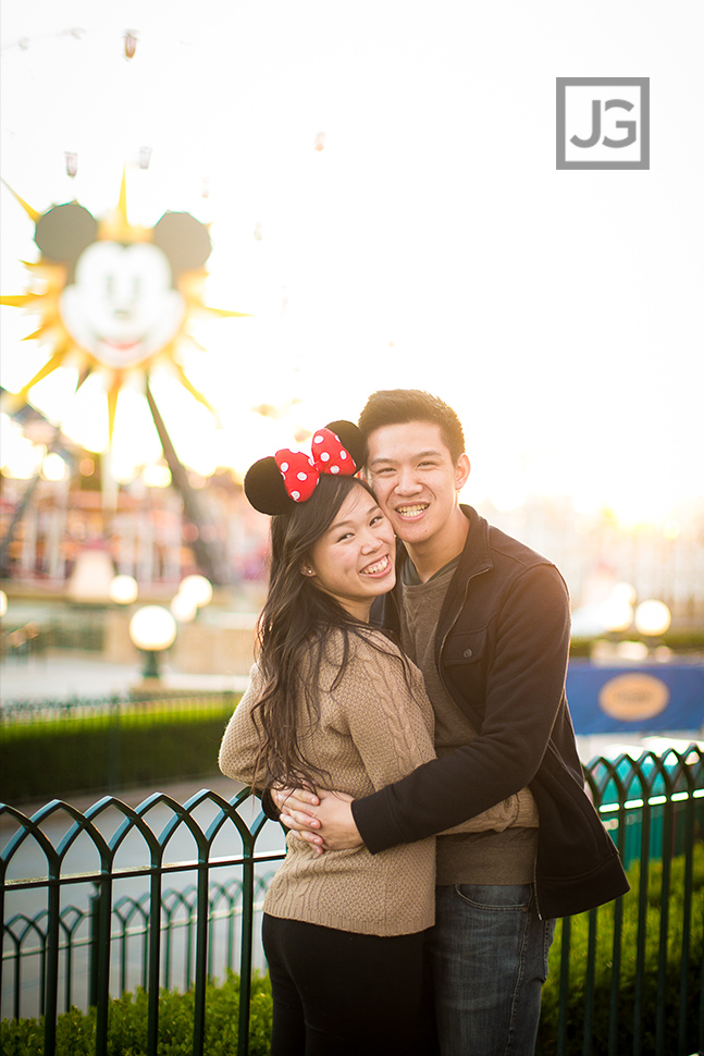 Engagement photos at California Adventures