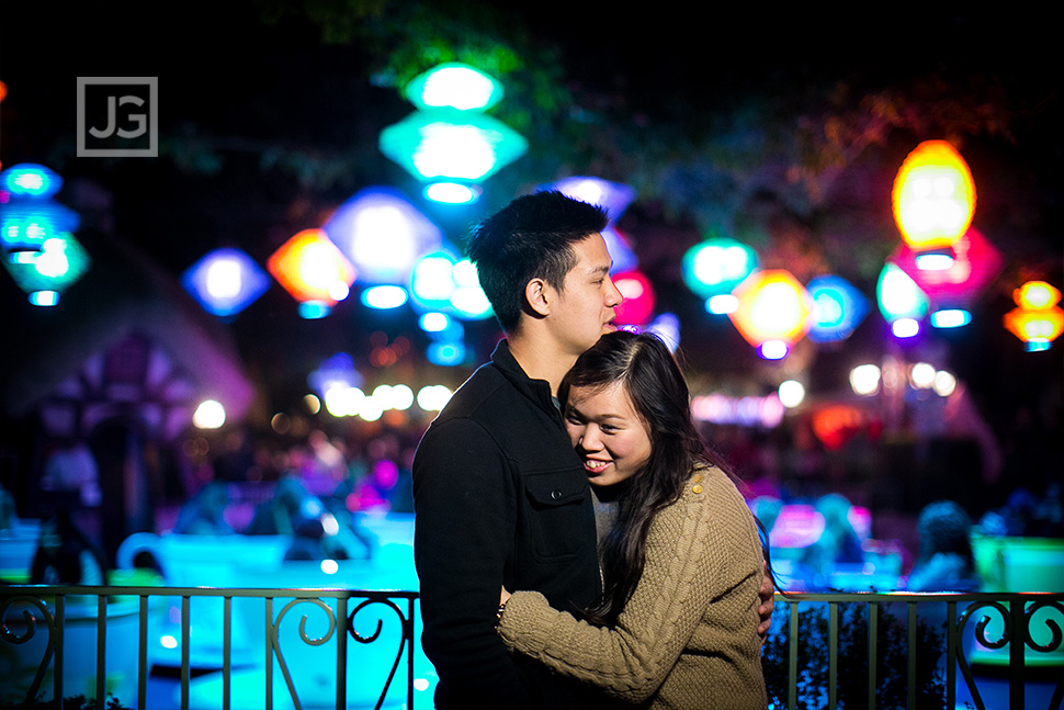 Disneyland Engagement Photos Tea Cups