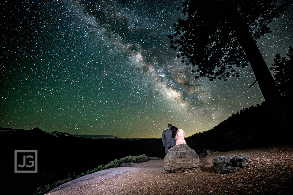 Milky Way Engagement Photo